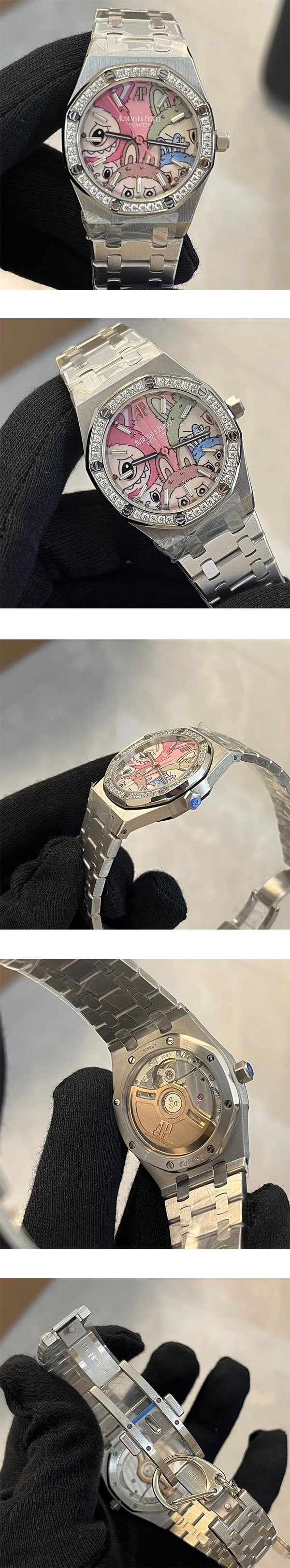 【OMF製】オーデマ ピゲコピー ロイヤル オーク オートマティック 34mm Lady Labubu Dial Best Replica
